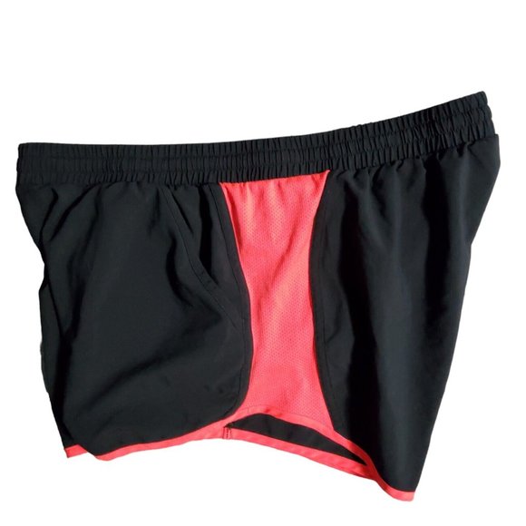 Under Amour Running Shorts Women's Large Black Brief Lined Heat Gear Athletic - Picture 4 of 11